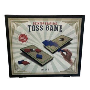 Desktop Bean Bag Toss Game Set Of 2 Boards With 6 Bags